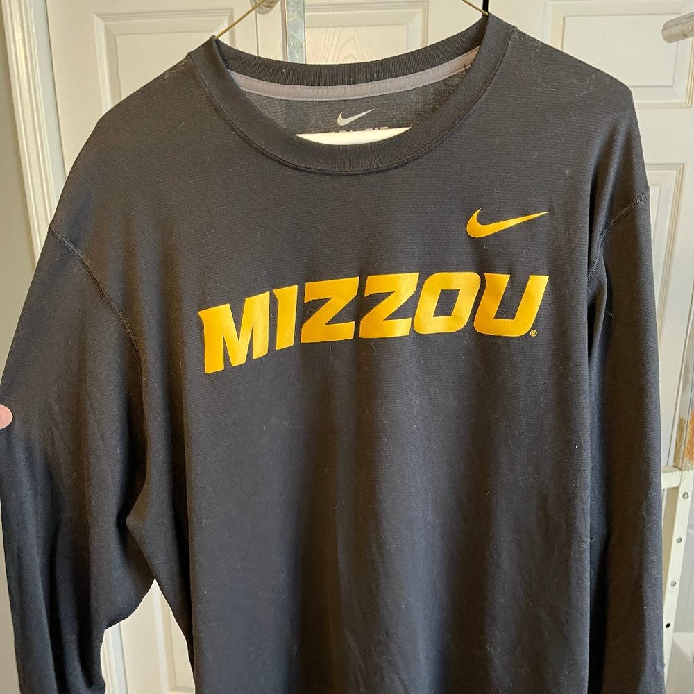 Missouri Tigers Mizzou Nike Drive Fit Long Sleeve